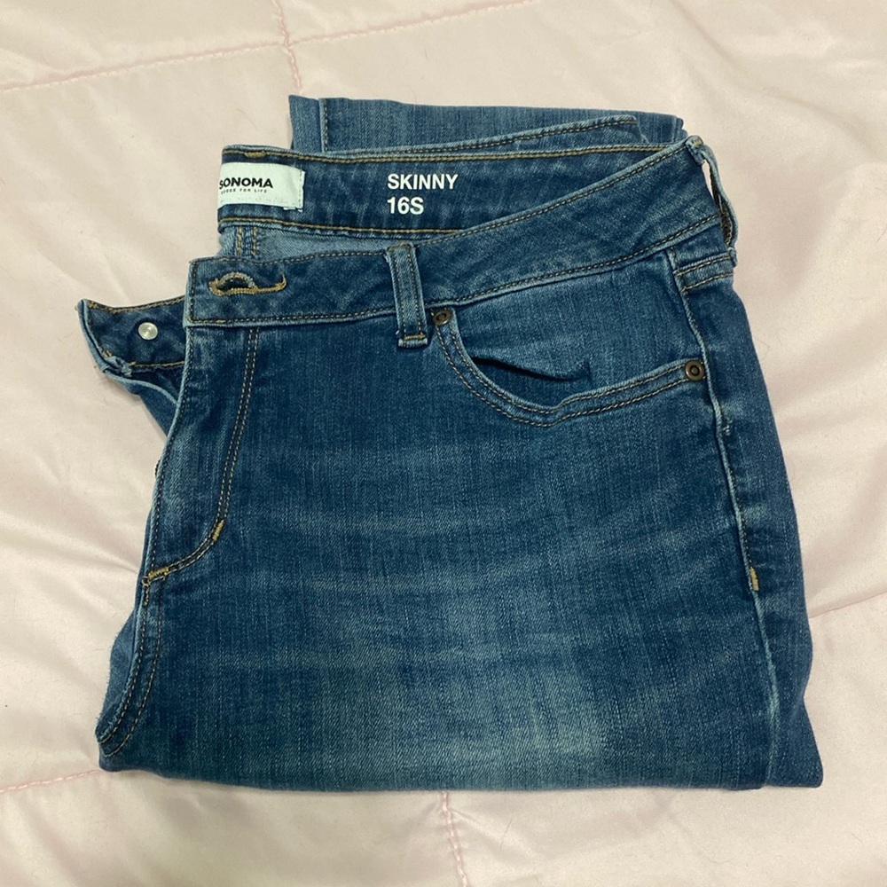 Sonoma skinny jeans 16S